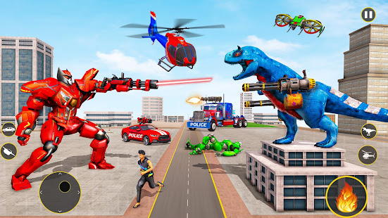 Police Truck Robot Game u2013 Dino 1.4.1 APK screenshots 18