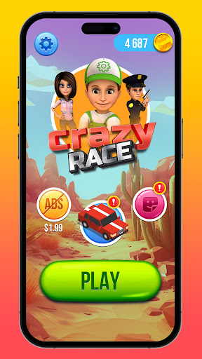 Handy Andy - Crazy cars race Screen 2