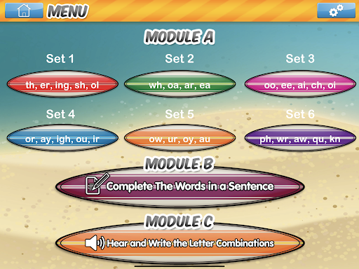 Android application Pihana Letter Combinations screenshort