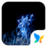 Flame flowers 91 Launcher Theme icon