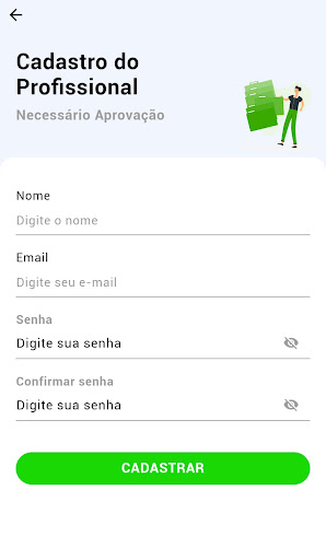 Android application Seu Jobe - App do Prestador screenshort