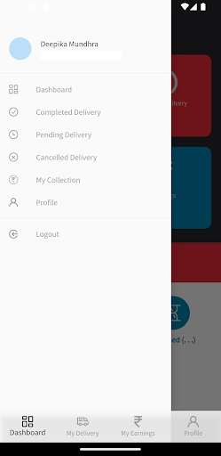 Android application Ecommerce Delivery Boy Demo screenshort