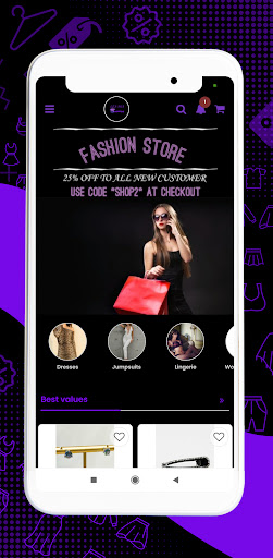 Android application Lea-Mia-Shopping screenshort