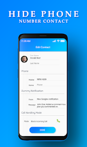 Screenshot 4 Hide phone number - Hide conta android
