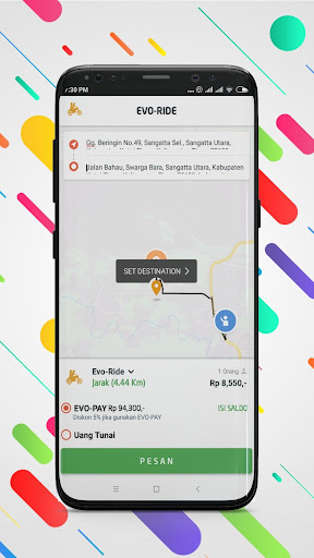 EVOJEK - Transport & Delivery Screen 2