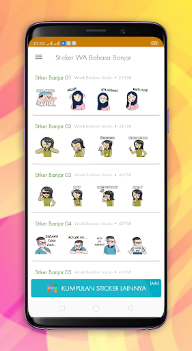 Stiker WA Bahasa Banjar