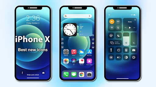 iOS Launcher - iPhone X Themes