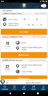 Nantes Ru00e9zu00e9 Mu00e9tropole Volley 4.9.27 APK screenshots 2