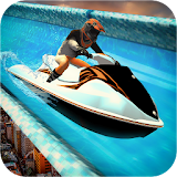 Jet Boat Beach Water Slide Surfers 3D icon