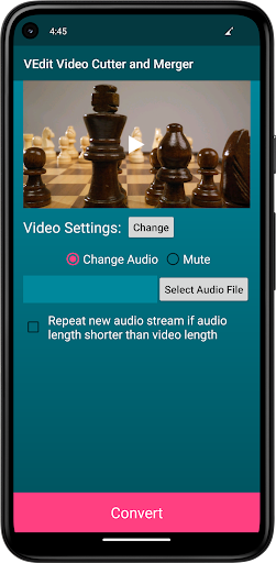 Screenshot of VEdit Video Cutter and Merger