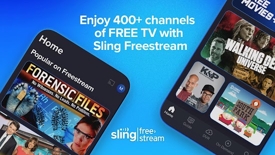 Sling TV: Live TV + Freestream Capture d'écran