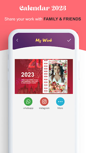 Calendar Photo Frame