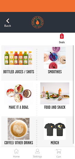 Screenshot of Organic Squeeze