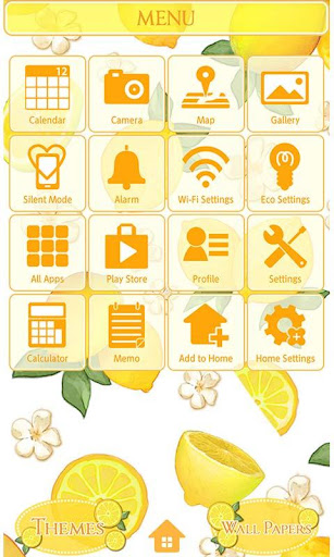 -Citrus- Theme +HOME Screen 2