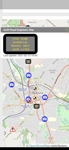 Kent Travel Information Screen 2