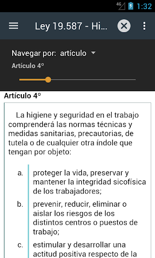 InfoLey - Higiene y Seguridad Screen 3