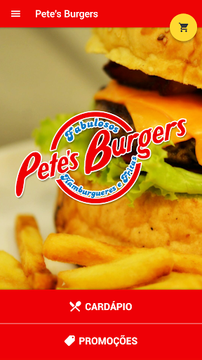 Android application Pete's Burgers screenshort