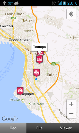 GeoFileViewer Screen 3