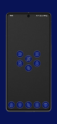 Blue - Silver Line Icon Pack Screenshot 2 - AppWisp.com