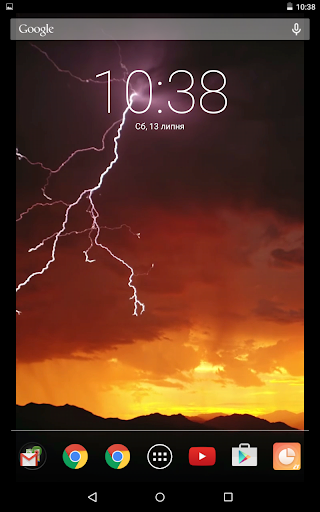 Lightning In Sky Video Live Wa