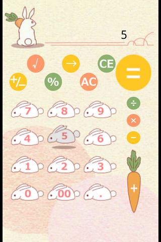 Rabbit Calculator Screen 2