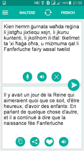 Maltese French Translator Screen 2