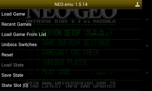 NEO.emu (Arcade Emulator) - Arcade - apps