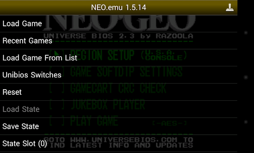 NEO.emu (Arcade Emulator)