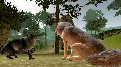 Android application Wolf Life Wild Animals Game 3D screenshort