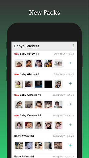 WaStickers - Korean Babys Screen 3