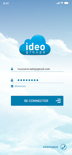 Android application IDEO GROUPE screenshort