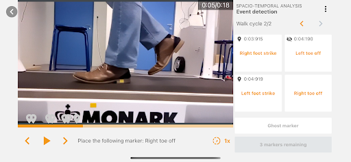 Gait Analyst Pro Screen 3