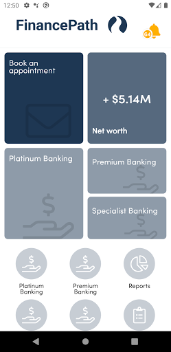 Android application FinancePath screenshort