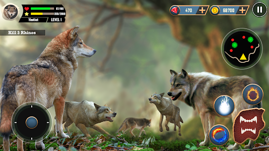 محاكاة الذئب البري ألعاب 2