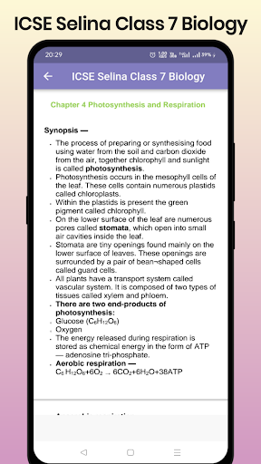 ICSE Selina Class 7 Biology Screen 3