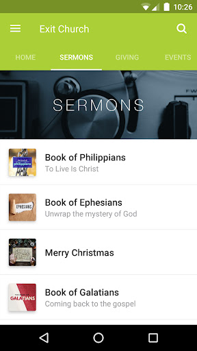 Exit Church Screen 2