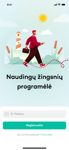 Android application Walk The Walk screenshort