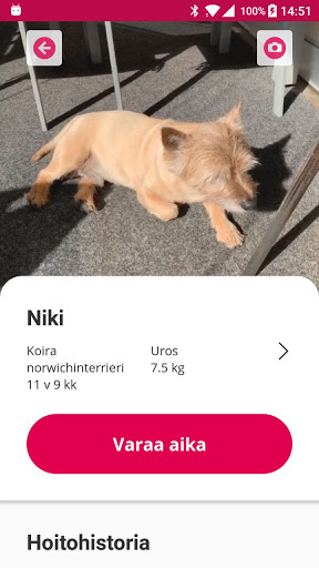 Omaeläinklinikka Screen 2