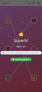 emoji Match&Connect mind game