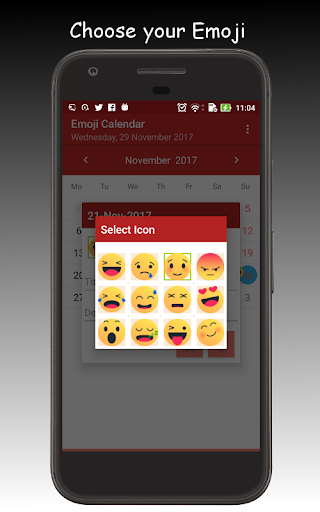Emoji Calendar Screen 3