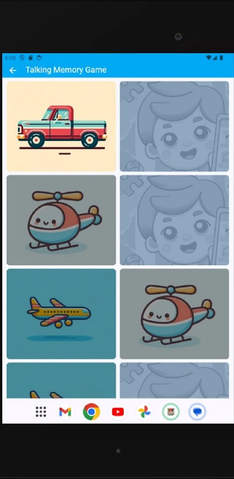 #5. Speak-Out Memory Game (Android) โดย: Speak Out Mobile Apps