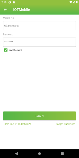 IOTMobile Screen 2