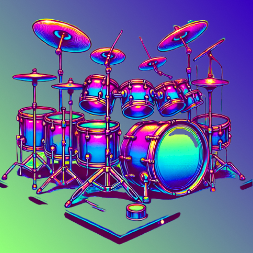Drum Kit - Play Drums Logo