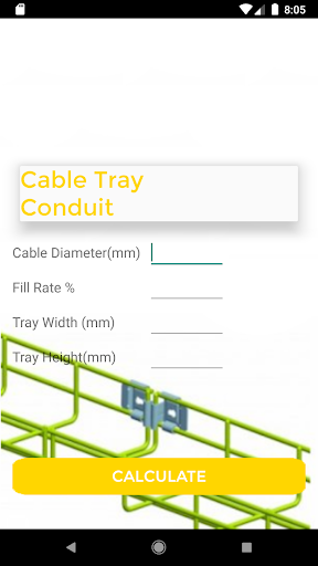 Android application Cable Filling Rate screenshort