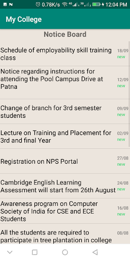 My College Screenshot 2 - AppWisp.com