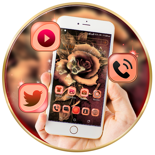 Artistic Rose Launcher Theme logo