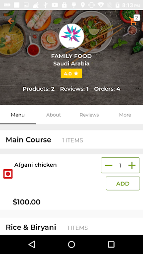 Vendor Hyperlocal Delivery App Screen 2
