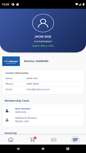 PriceSmart App Screen 3