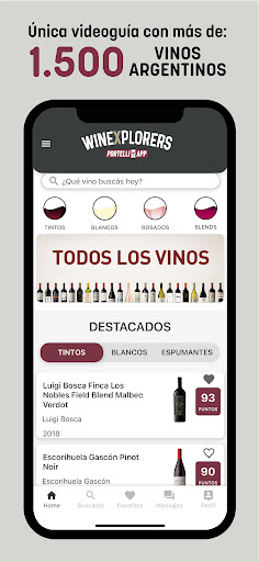Android application Winexplorers Portelli App screenshort