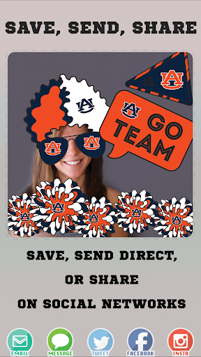 Auburn Tigers PLUS Selfie Stic